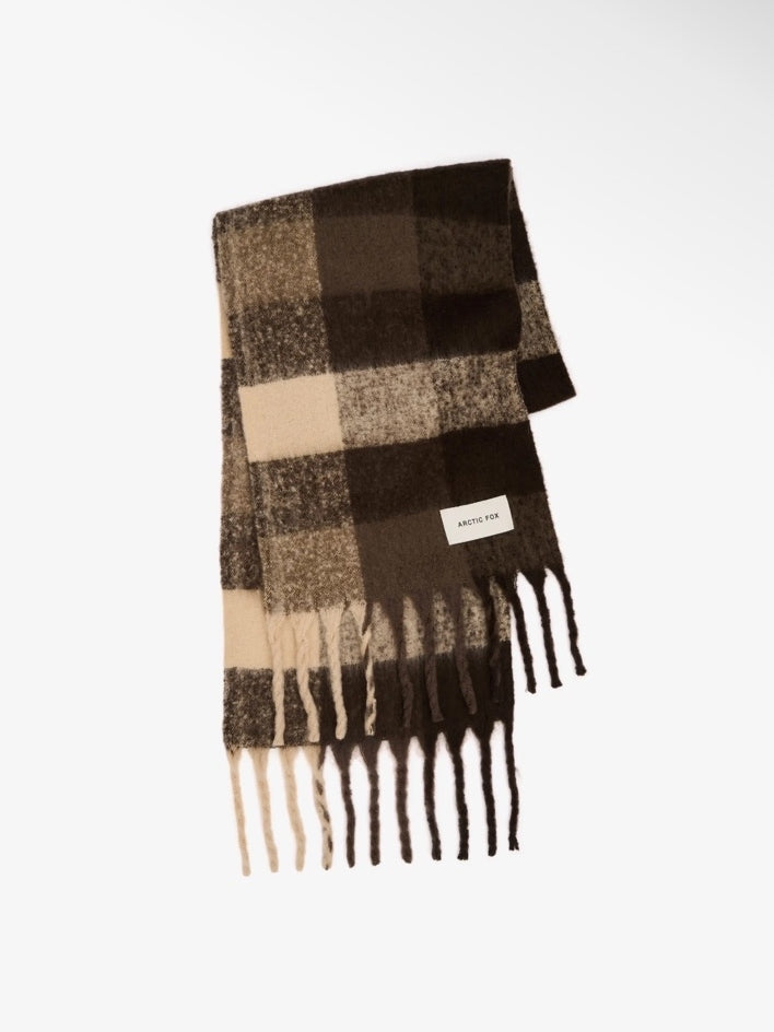 Reykjavik Scarf {Earthly Browns Check}