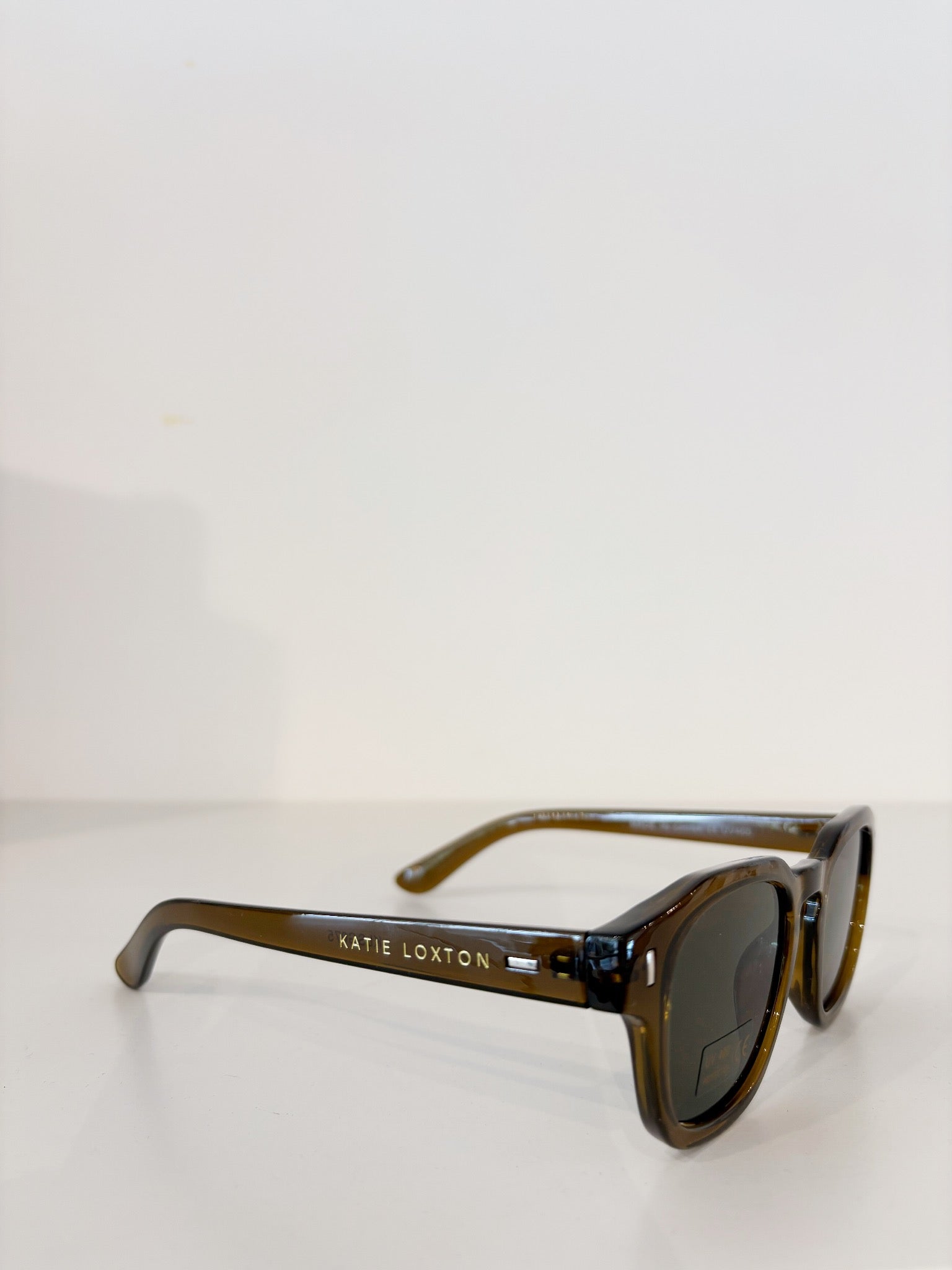 Milos Sunglasses {Olive Transparent}