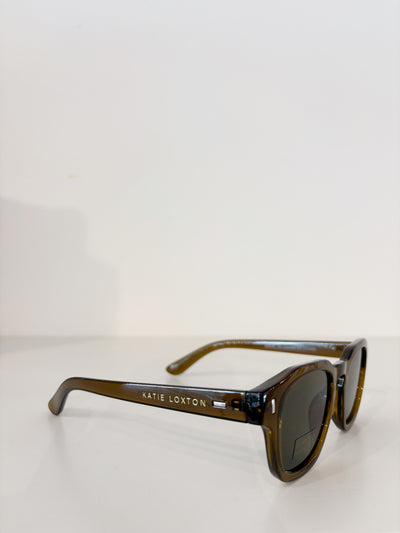 Milos Sunglasses {Olive Transparent}