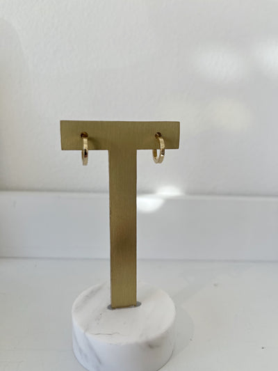 Huggie Hoop Earrings {14kt}