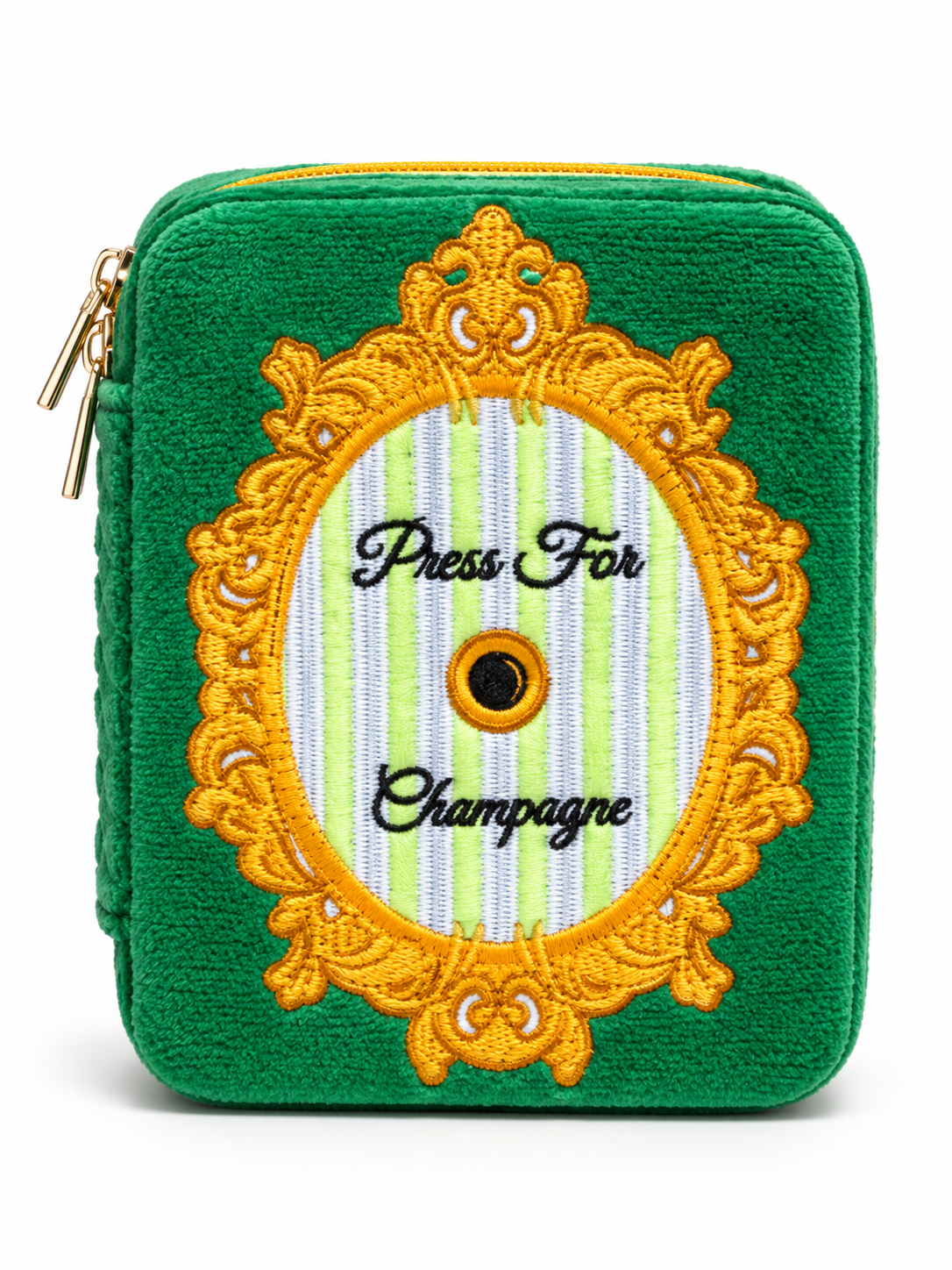 Champagne Jewelry Zip Case