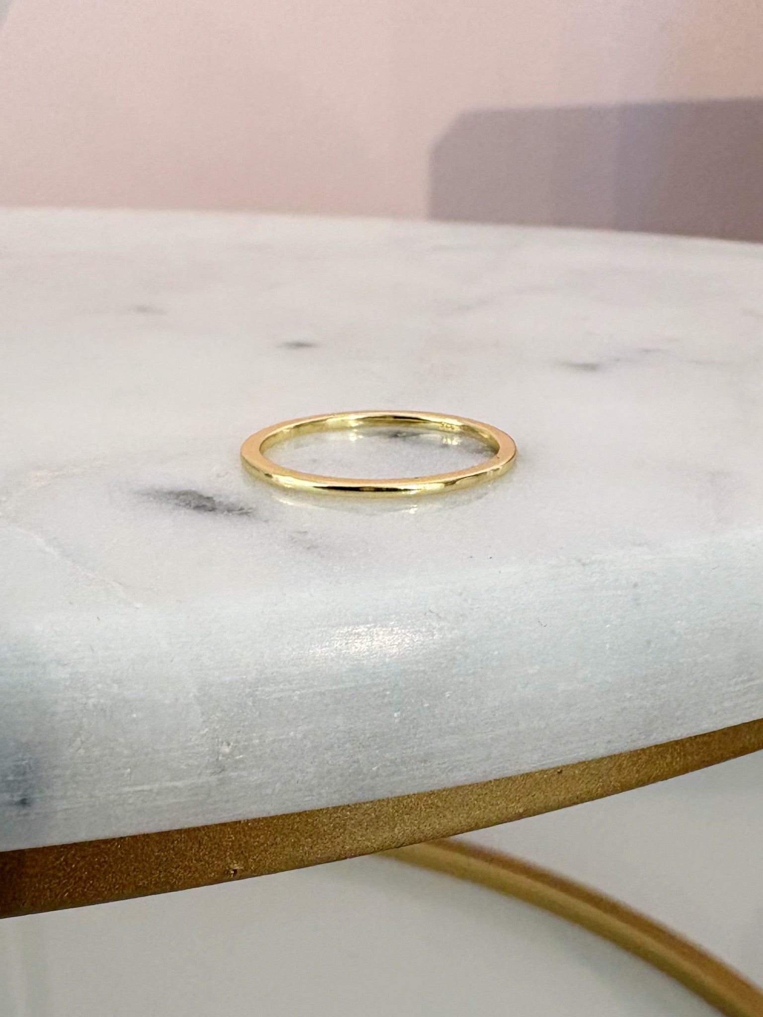 1mm Plain Band {Gold}