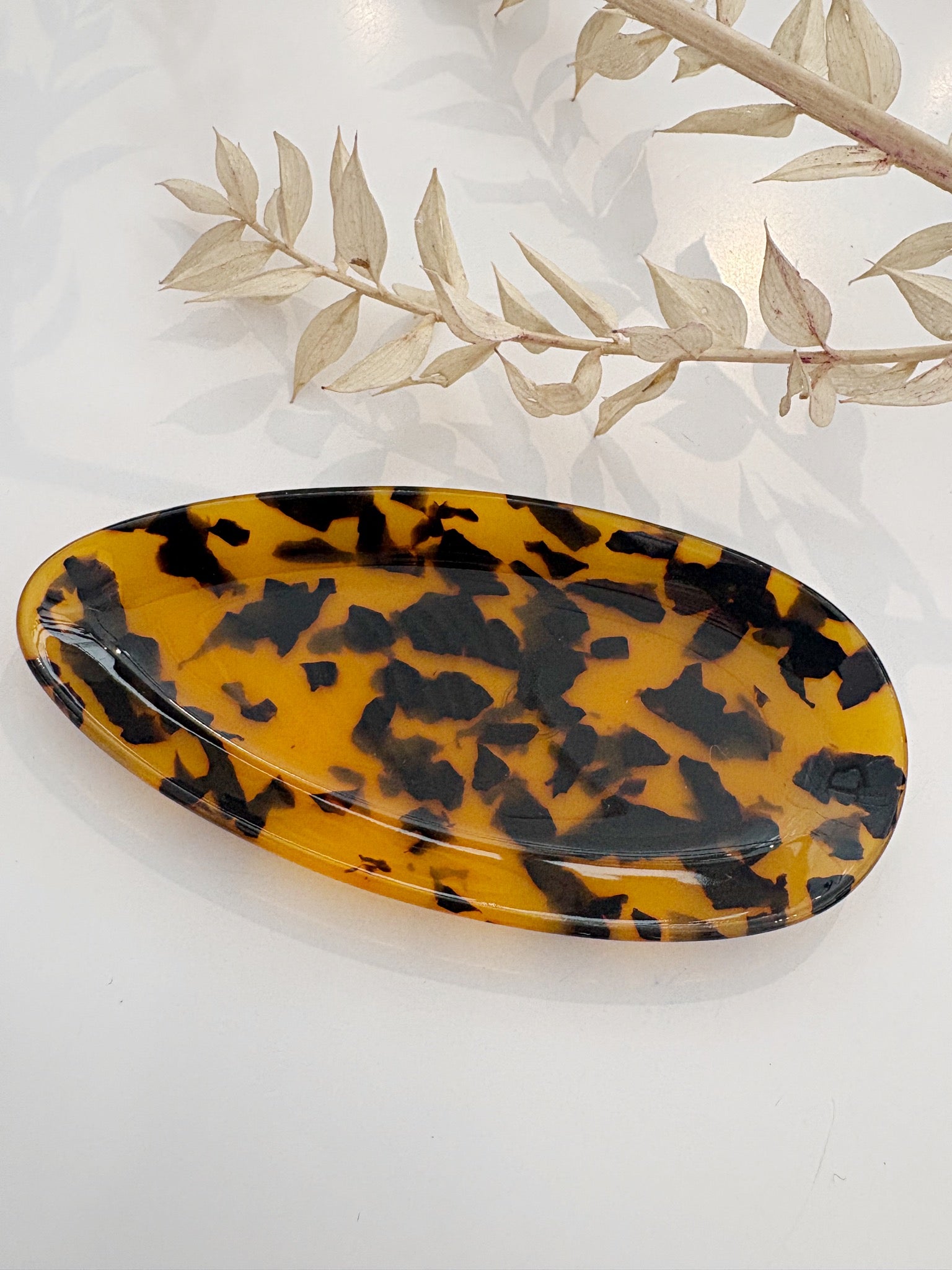 Oval Ring Dish {Tortoise}