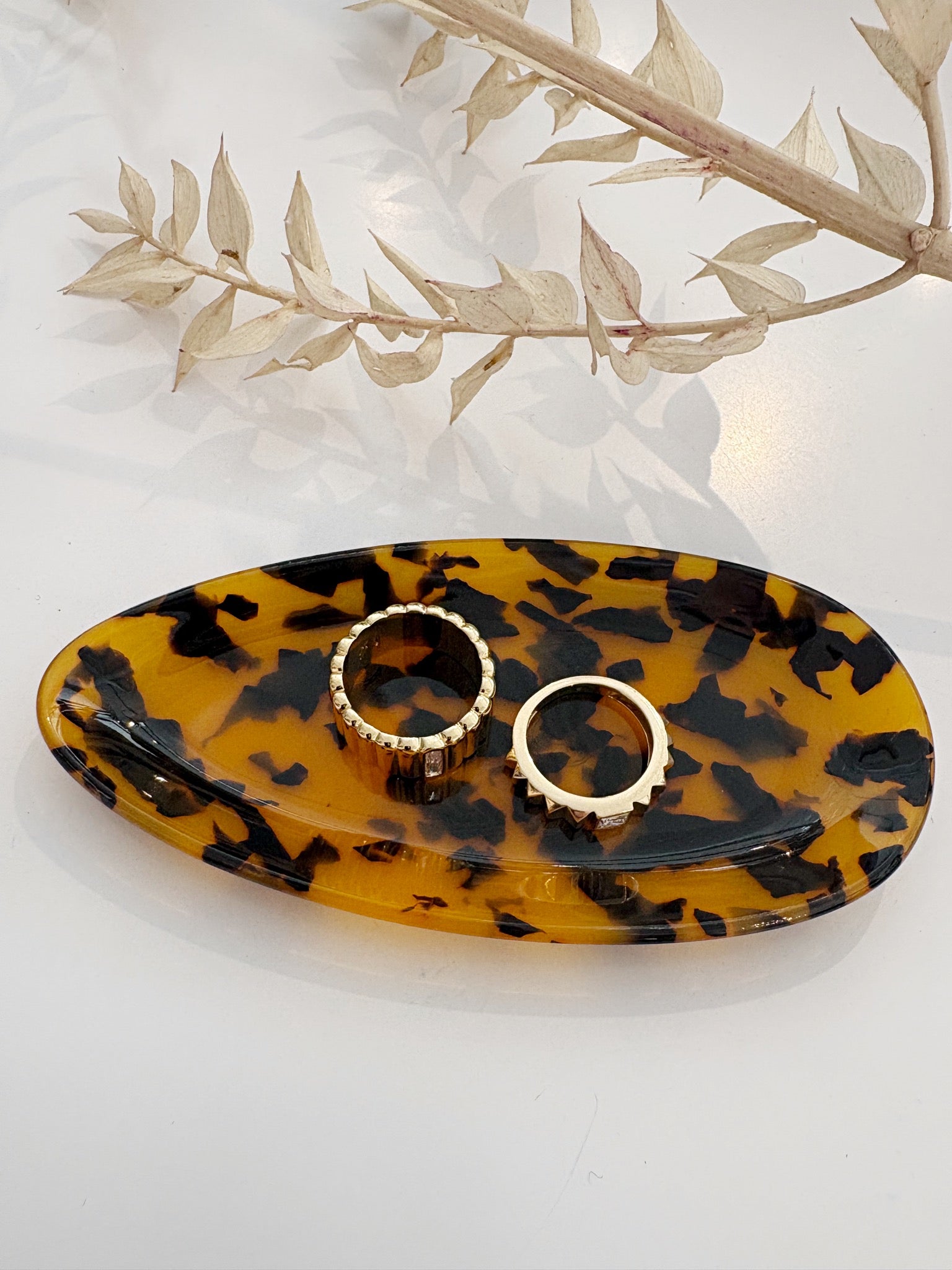 Oval Ring Dish {Tortoise}