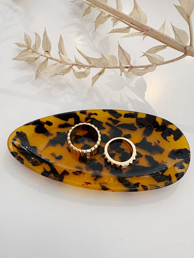 Oval Ring Dish {Tortoise}