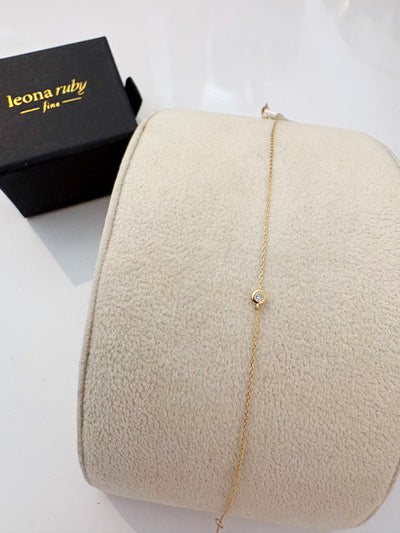 Belle Diamond Bracelet {14kt}