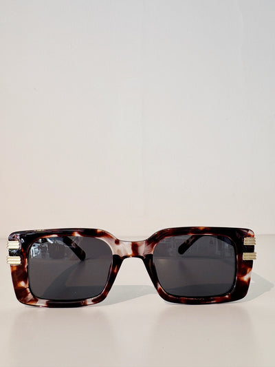Malibu Rectangle Sunglasses {Tortoiseshell}