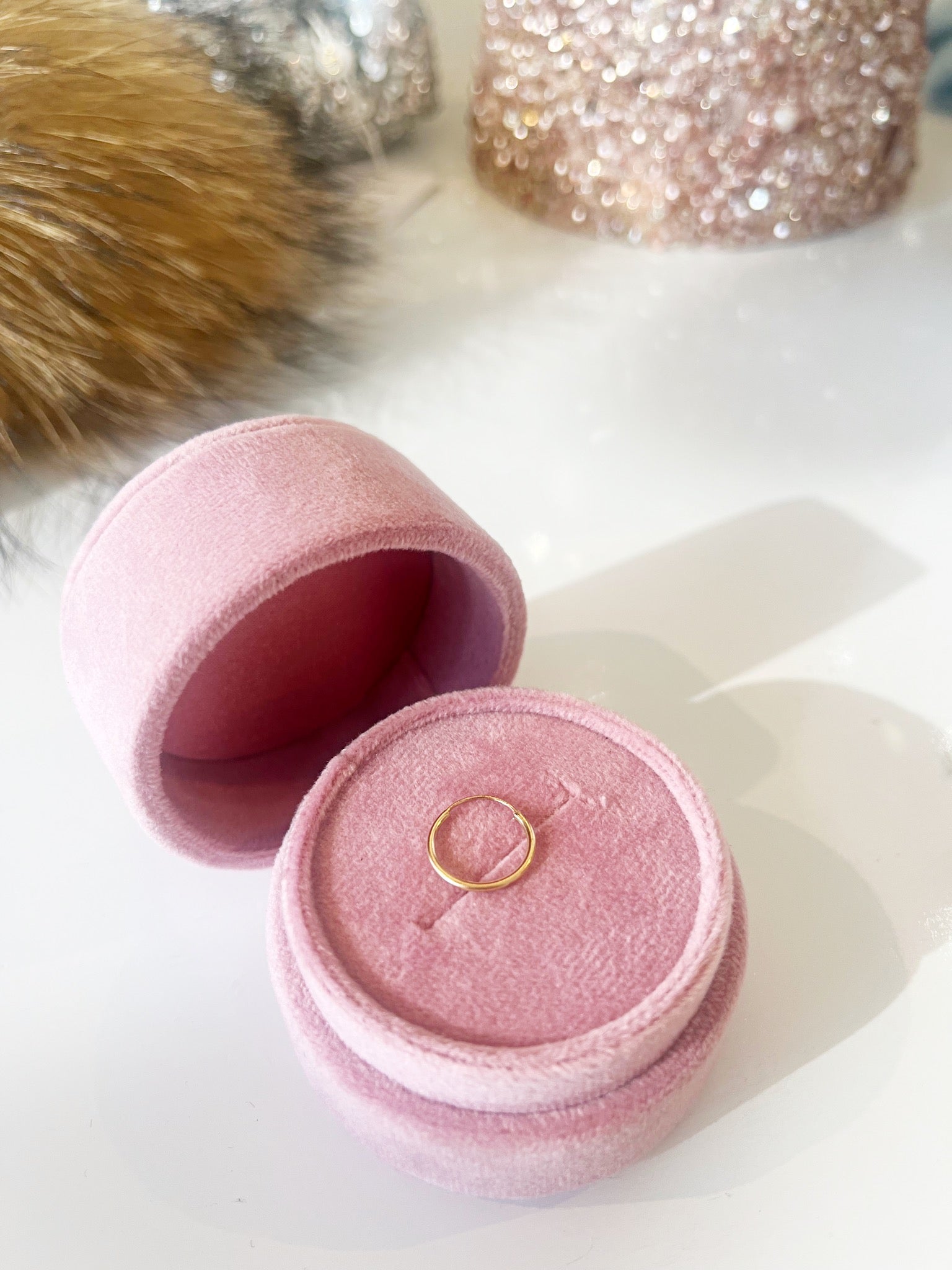 12mm Endless Hoop Earring {14kt}