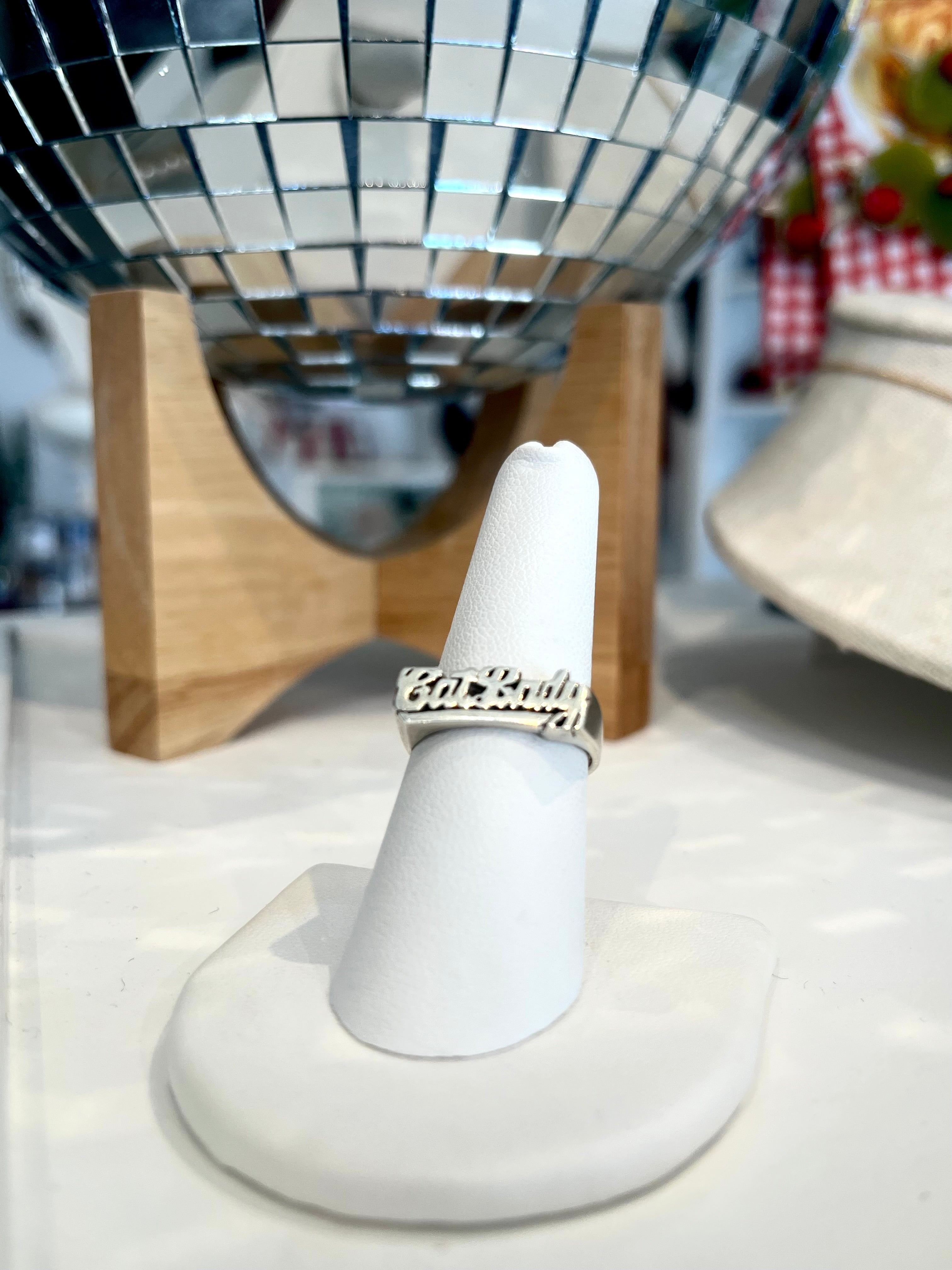 Cat Lady Ring {Silver}