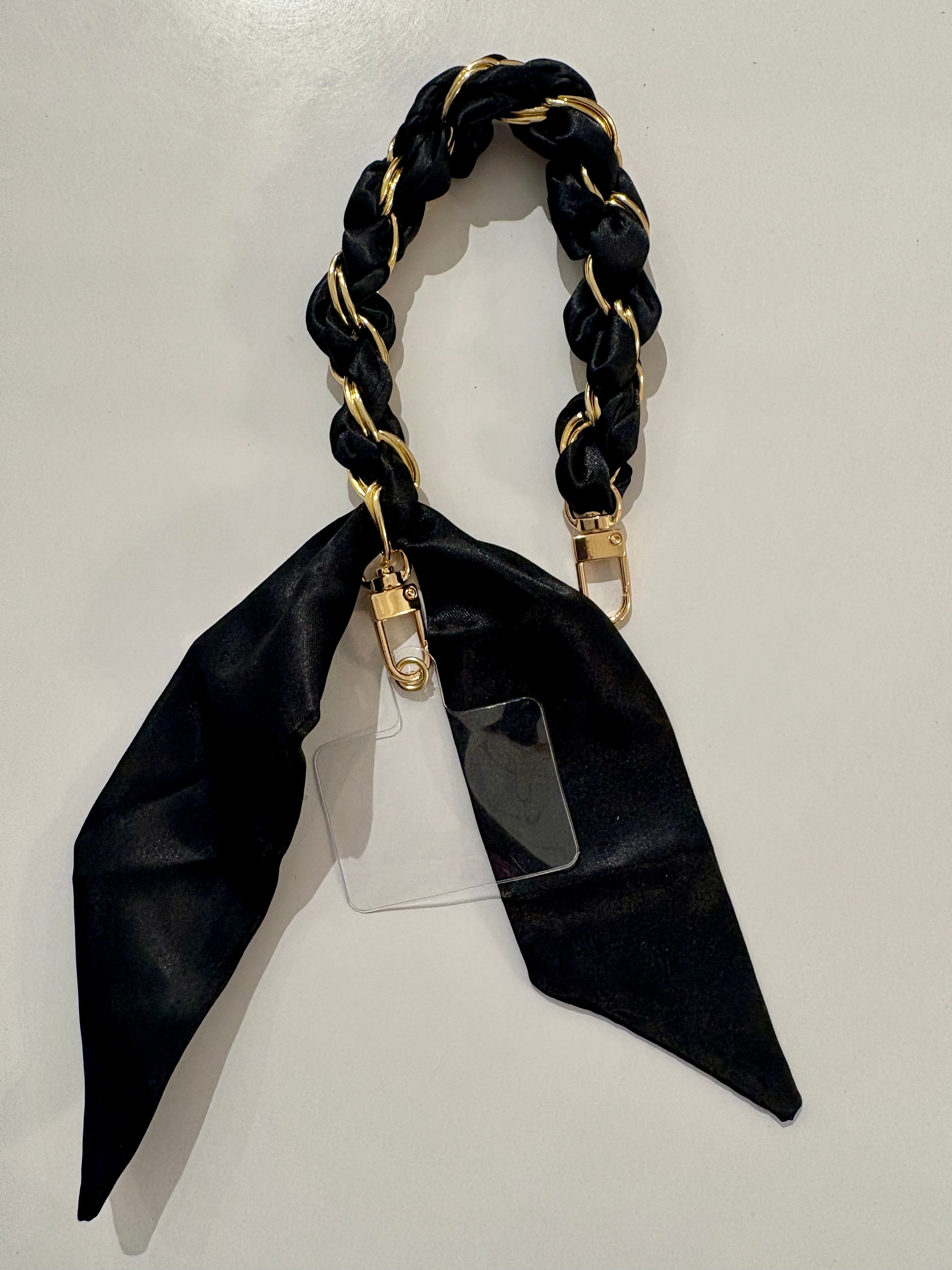 Phone Strap Scarf {Black}