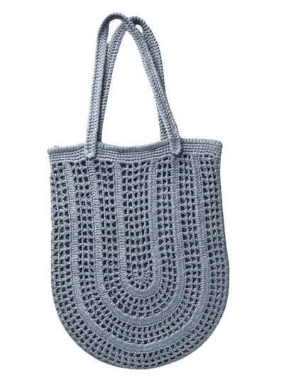 Souk Crochet Tote {Denim}
