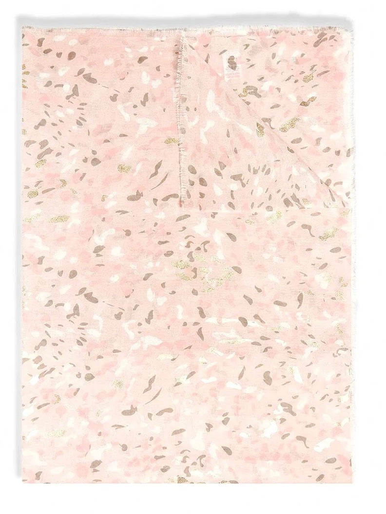 Terazzo Print Scarf {Light Taupe}