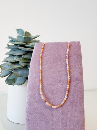 Micro Gem Chain Necklaces {Gold}