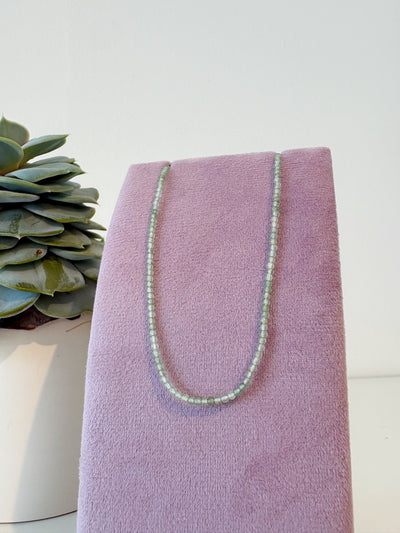 Micro Gem Chain Necklaces {Gold}