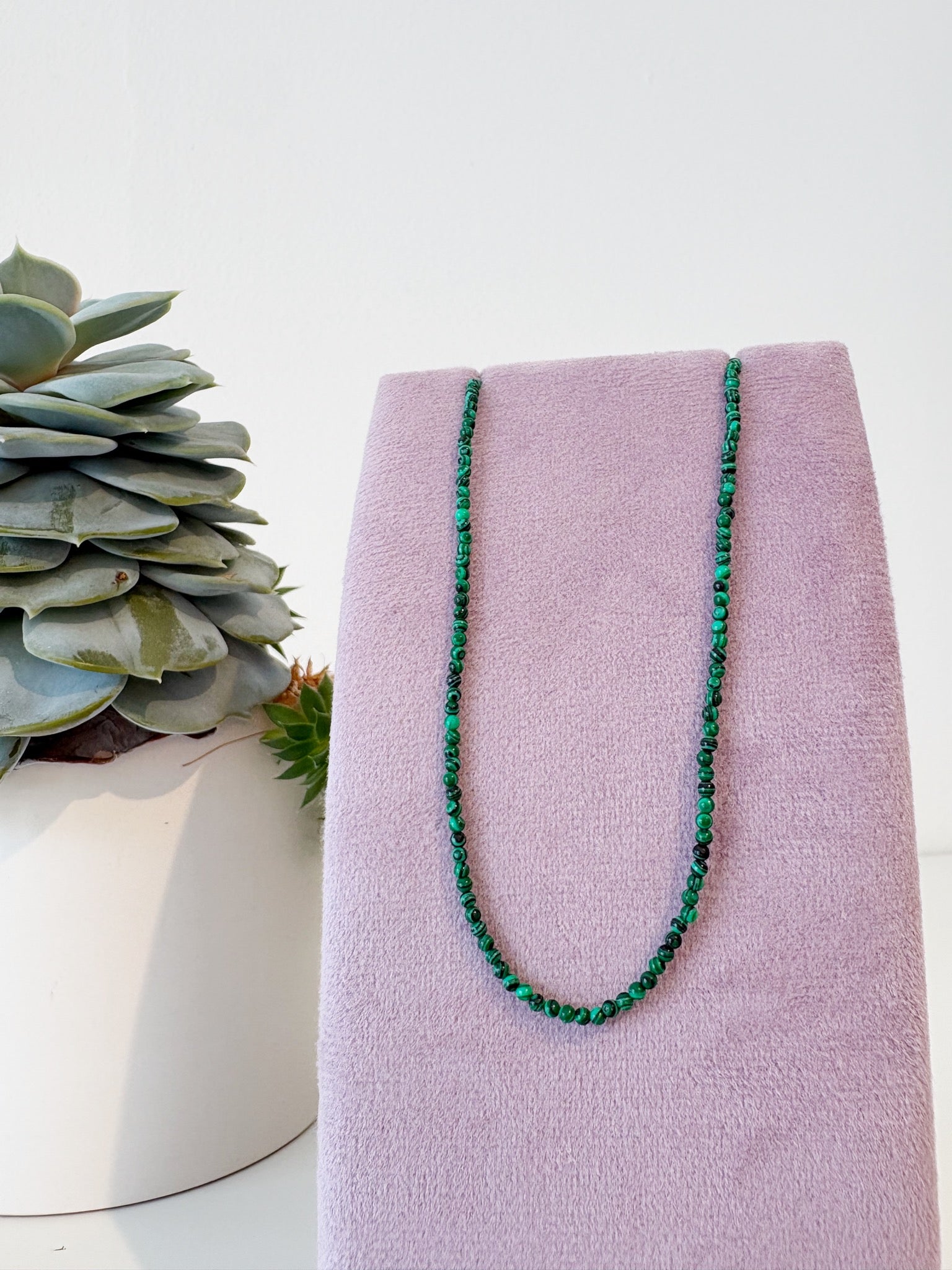 Micro Gem Chain Necklaces {Gold}