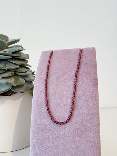 Micro Gem Chain Necklaces {Gold}