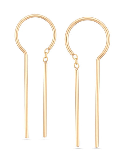 Large Sway Earrings {Gold}