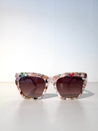 Gia Acetate Cateye Sunglasses {Pink Pearl}