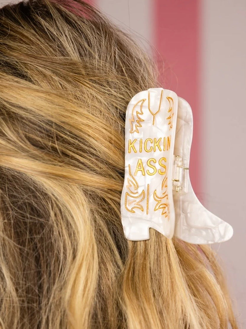 Kickin Ass Hair Claw Clip