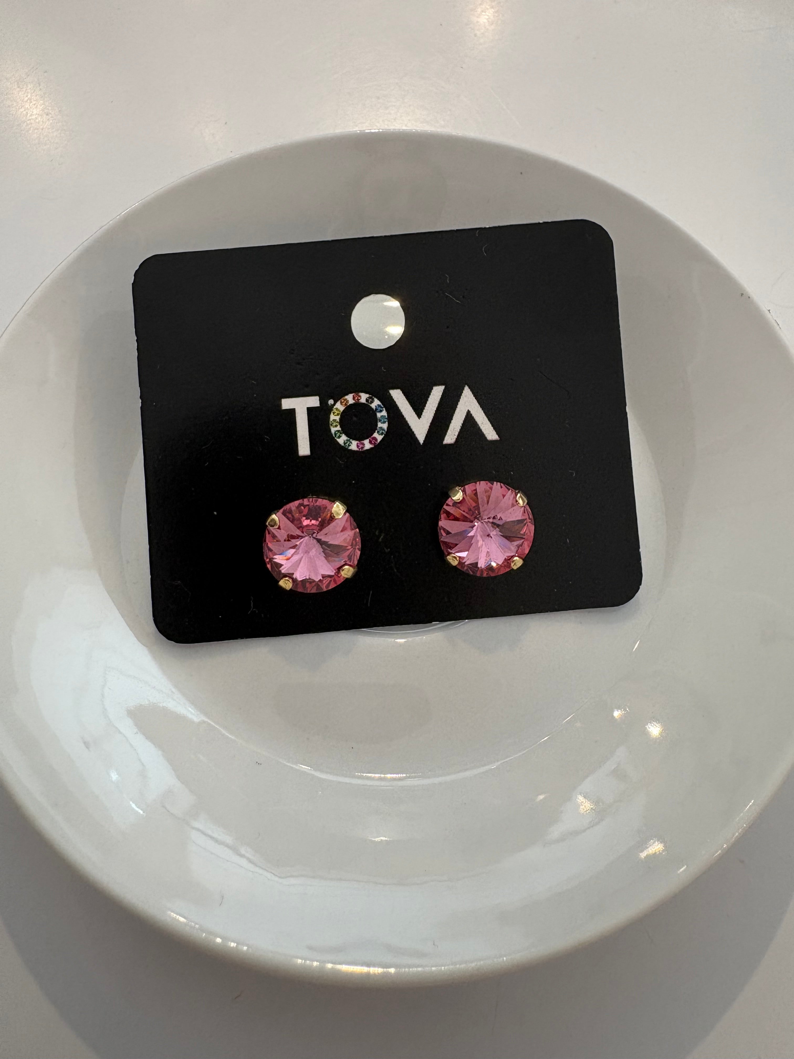 Candy Crush Basics Stud Earrings {Gold/Light Rose Glimmer}