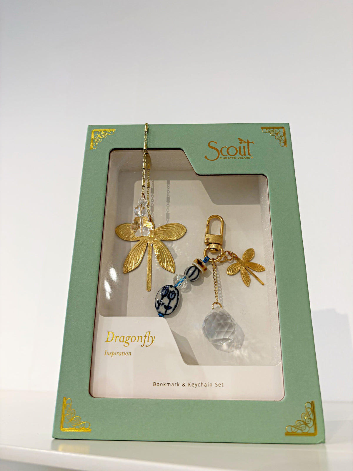 Bookmark and Keychain Set {Dragonfly/Inspiration}