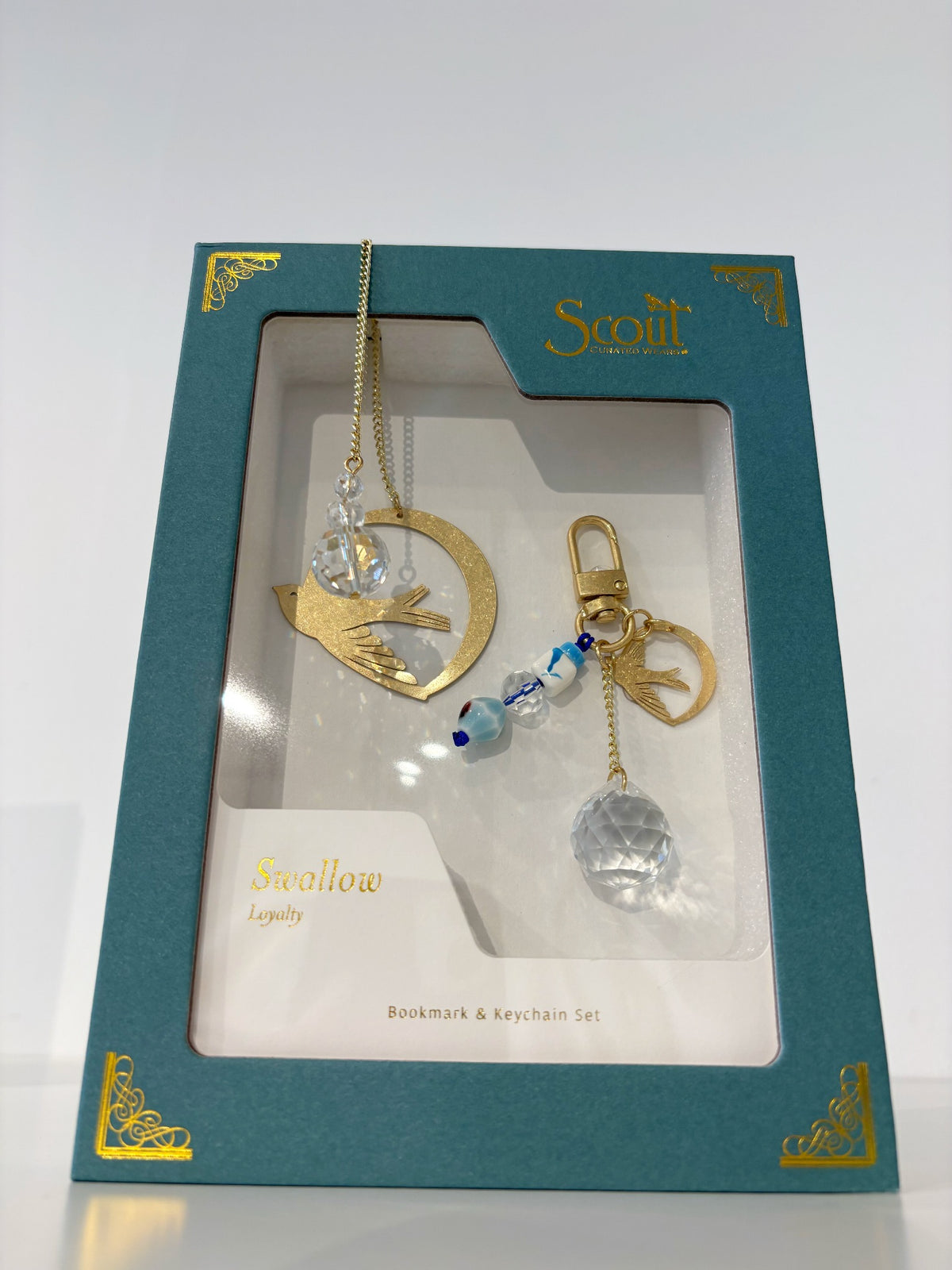 Bookmark and Keychain Set {Swallow/Loyalty}