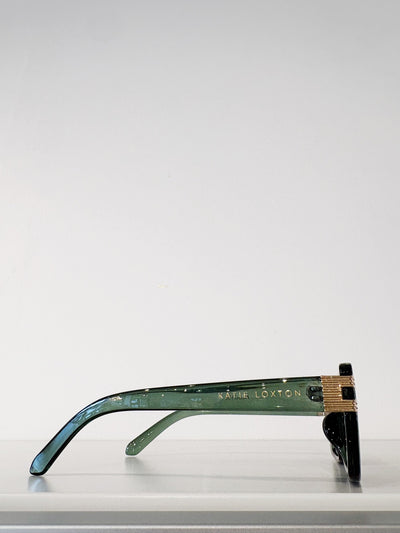 Malibu Sunglasses {Transparent Green}