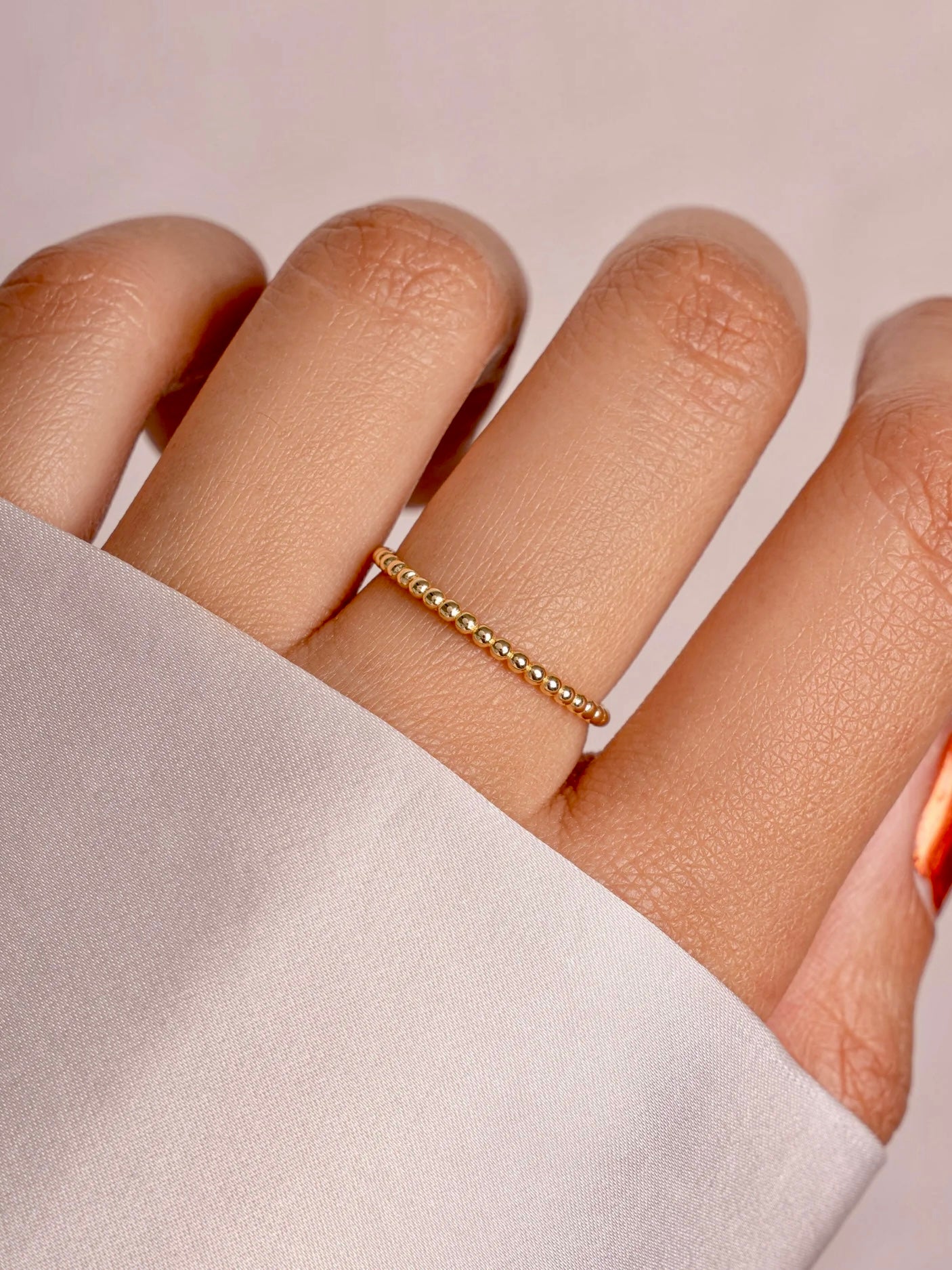 Beaded Ring {Gold}