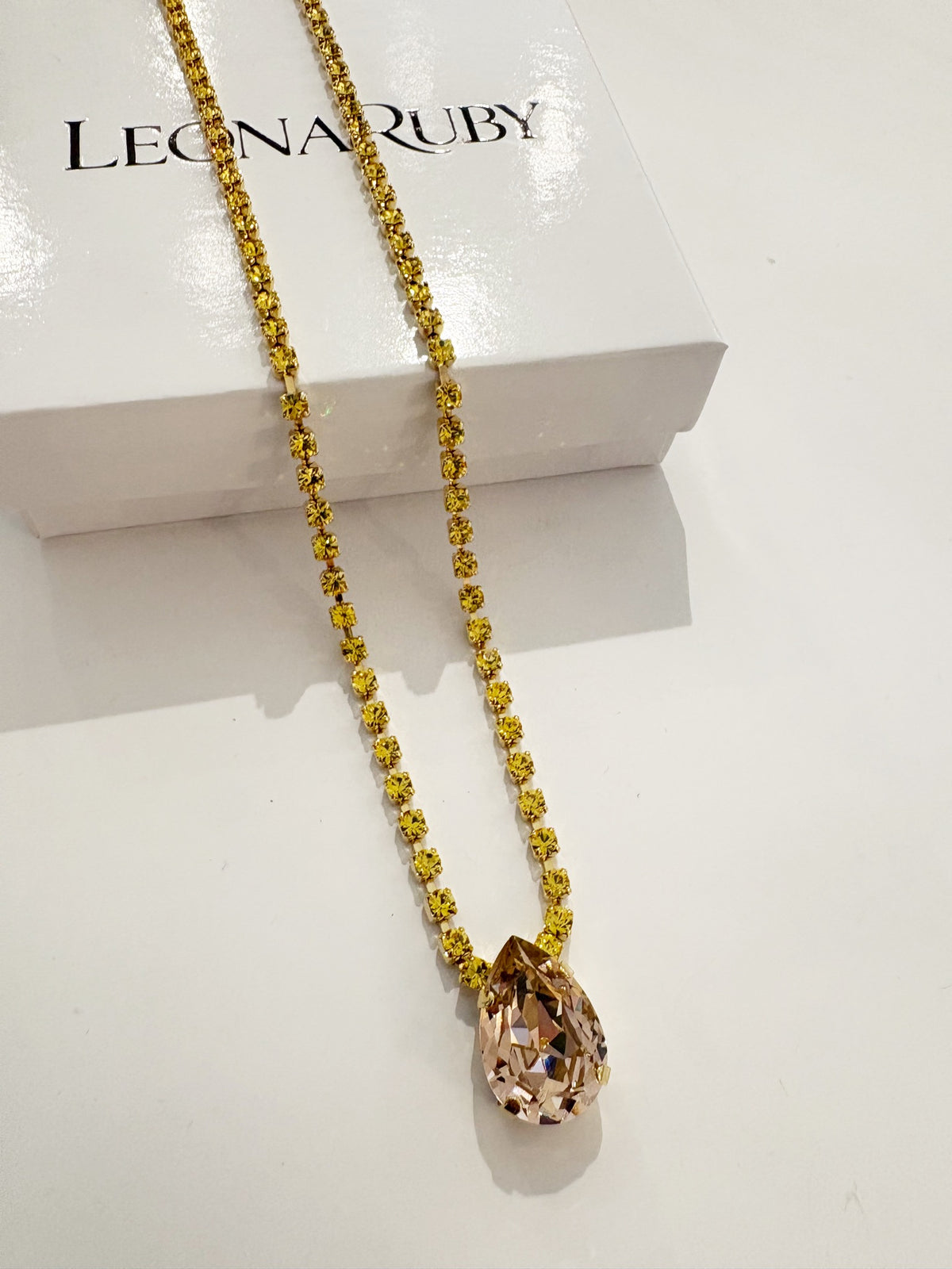 Milli Necklace {Vintage Rose/Lt Topaz}