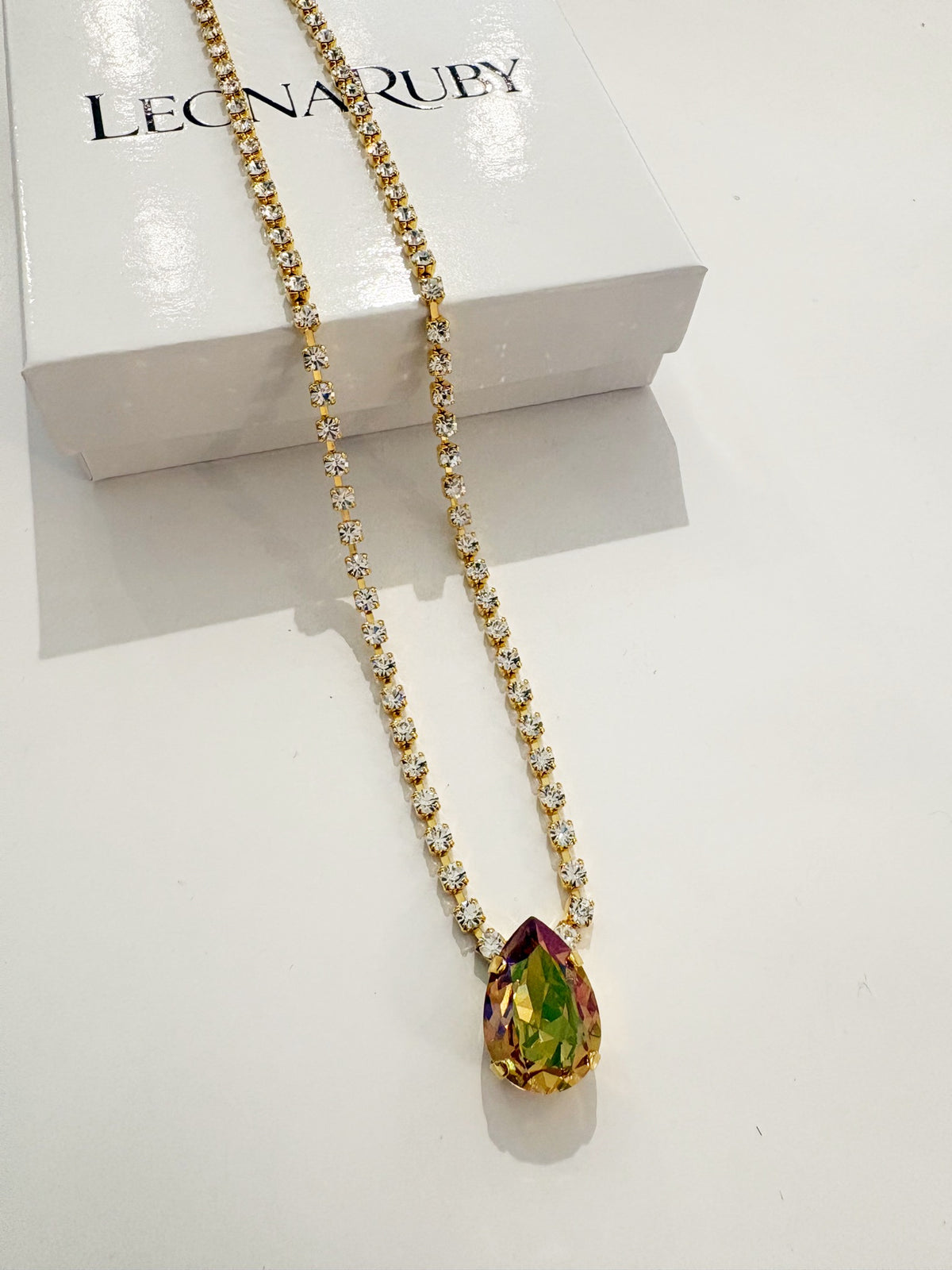 Milli Necklace {Clear/Lt Colorado Topaz}