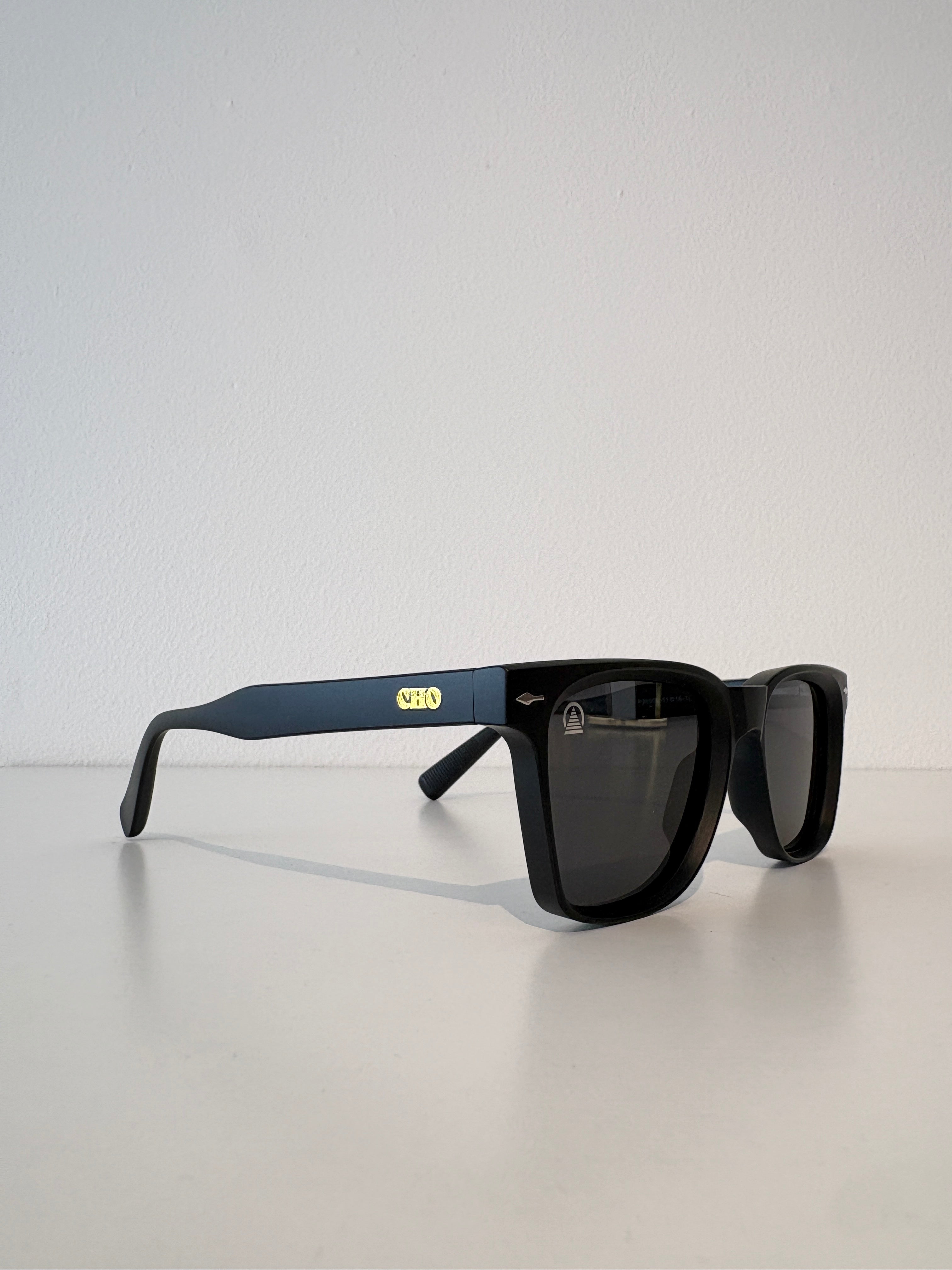 Sebastian Cho Surfer Sunglasses {Matte Black/Black}