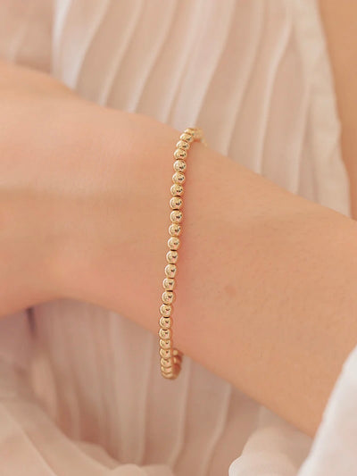 Beaded Bracelet {Gold}