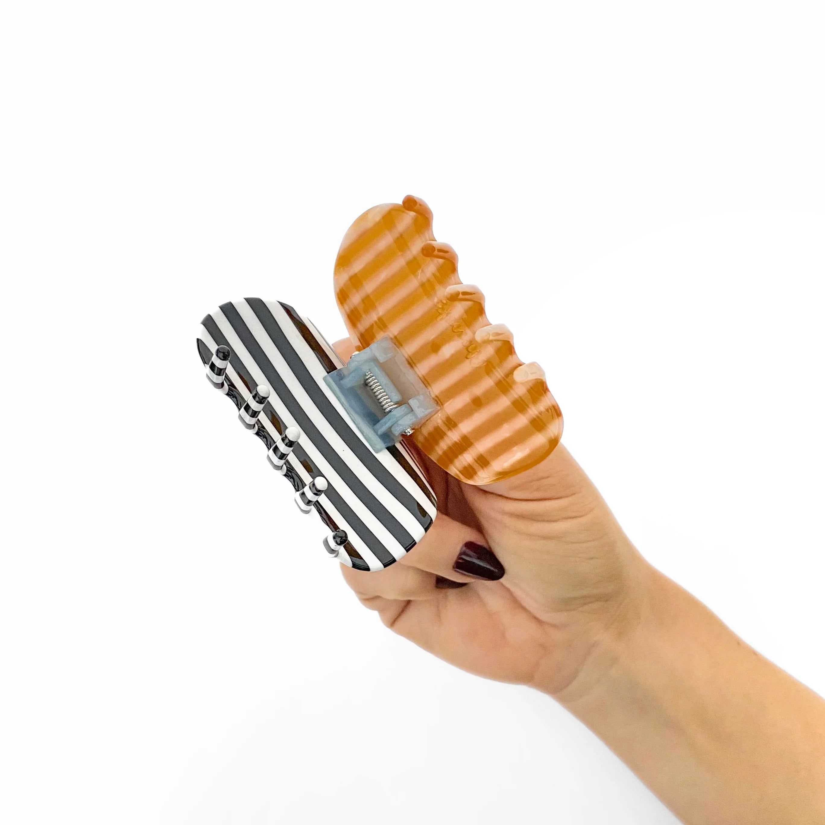 Juno Hair Claw Clip {Stripes}