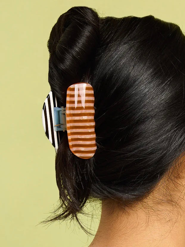 Juno Hair Claw Clip {Stripes}