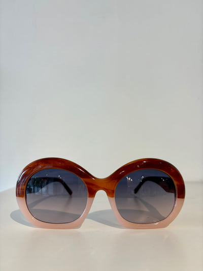 Daria Sunglasses {Mahogany/Petal}