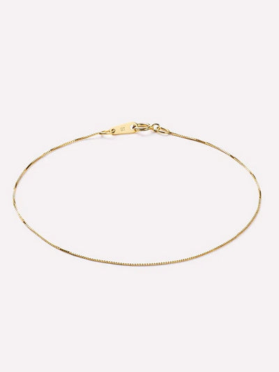 Mini Box Chain Bracelet {10k}