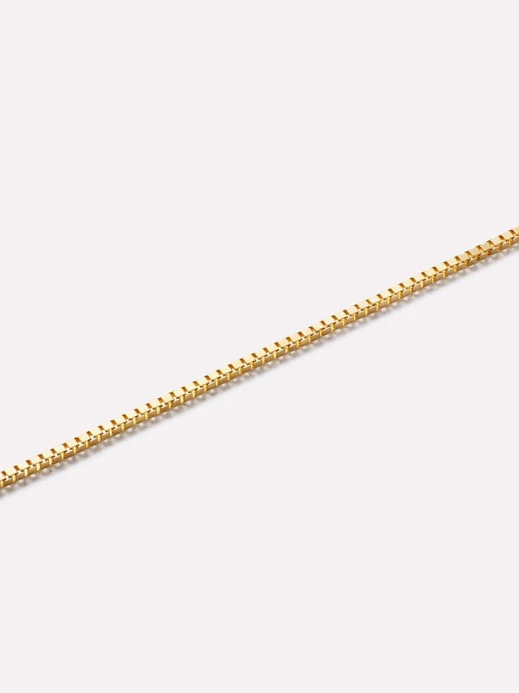 Mini Box Chain Bracelet {10k}