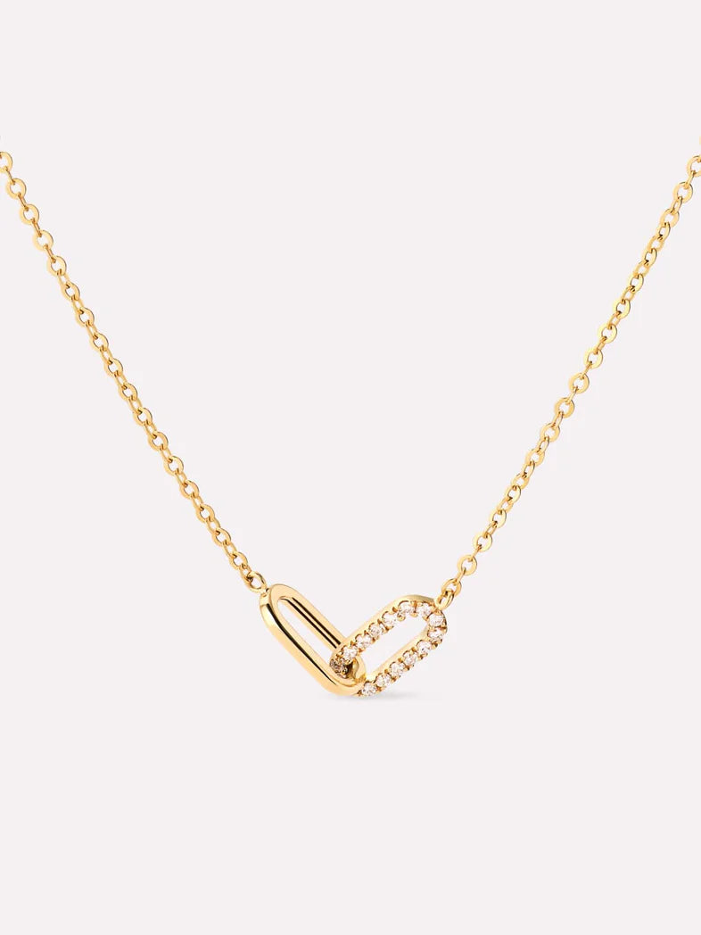 Diamond Link Necklace {10k}
