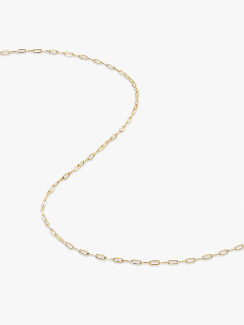 Paperclip Chain Necklace {10k}