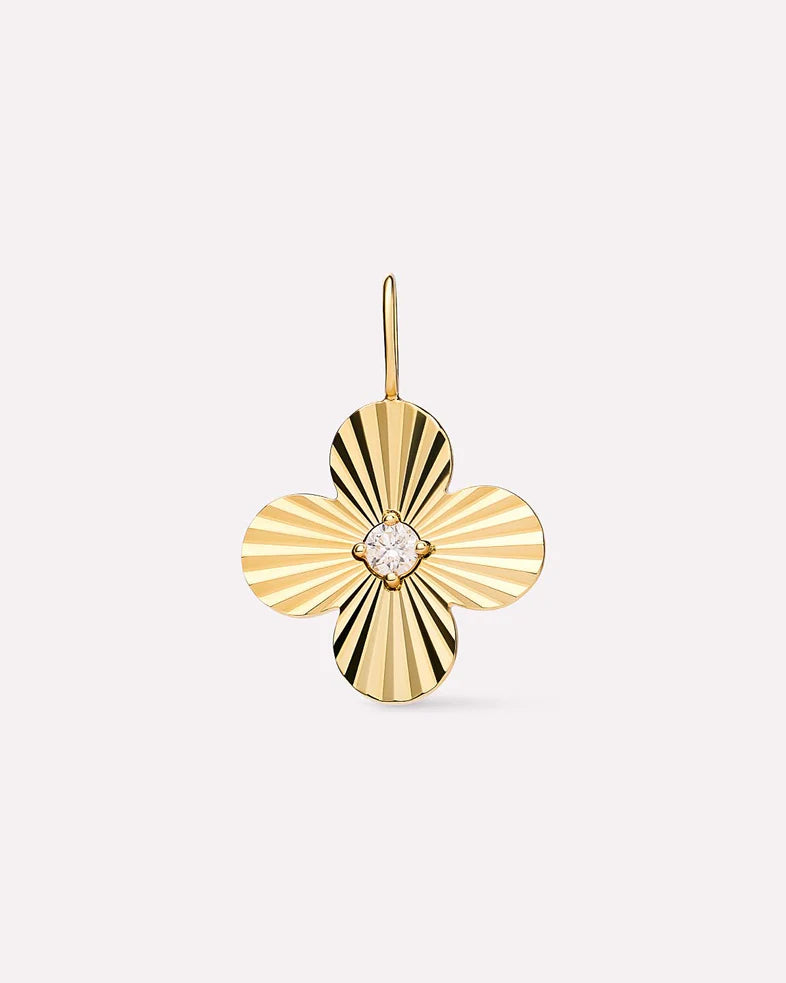 Diamond Flower Charm {10k}