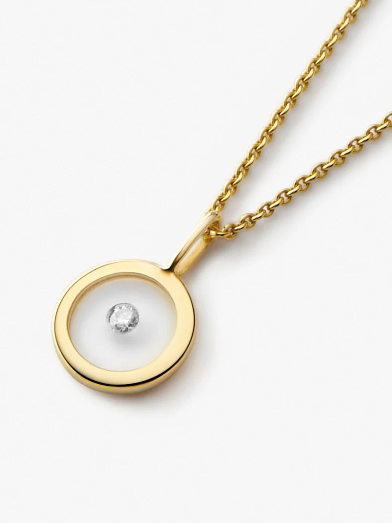 Floating Diamond Charm {10k}