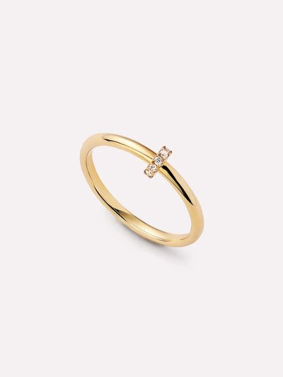 Diamond Link Ring {10k}