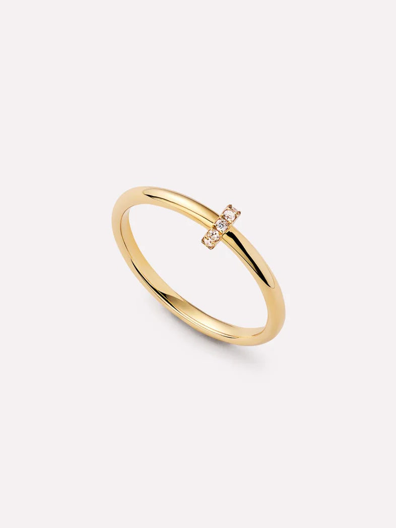 Diamond Link Ring {10k}