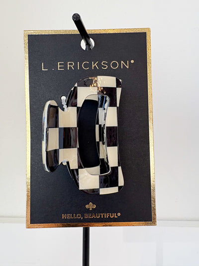 Odessa Claw Hair Clip {Amuse Checkerboard}