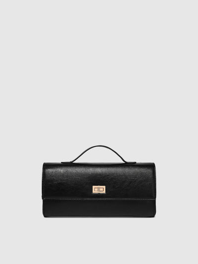 Delaney Clutch Crossbody {Black}