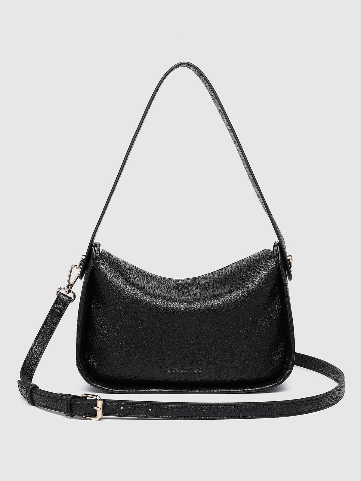 Maddie Shoulder Crossbody Bag {Black}
