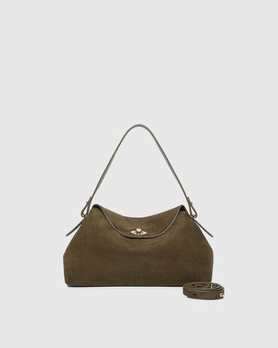 Nicole Handbag {Suede Olive}