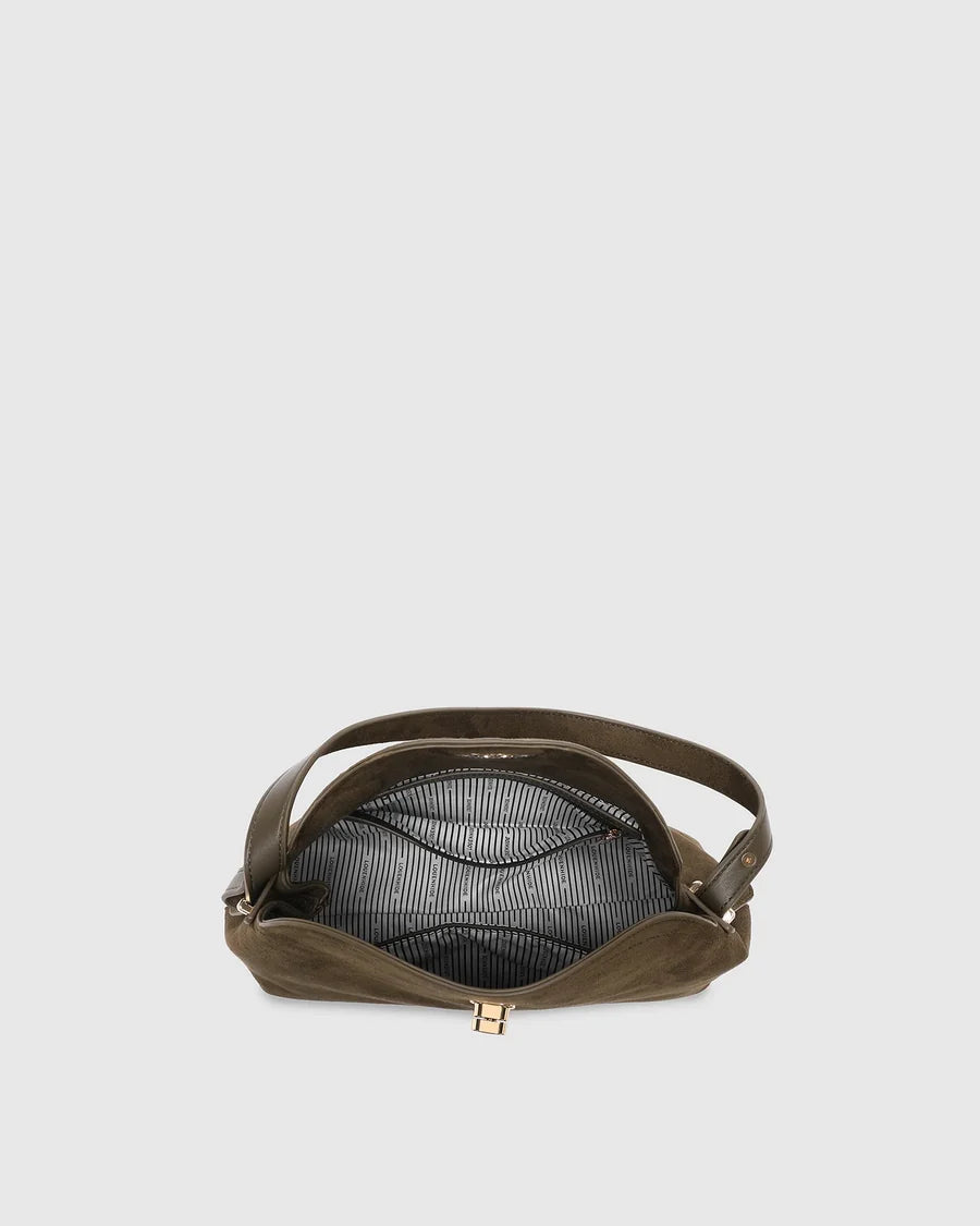 Nicole Handbag {Suede Olive}