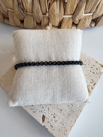 Urban Edge Boxed Bracelet {Matte Black}