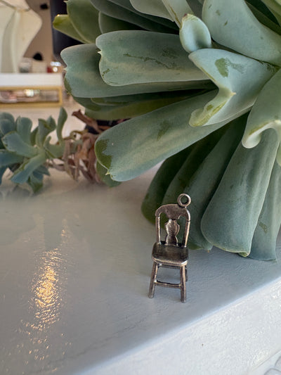 Chair Charm {Silver/Estate}